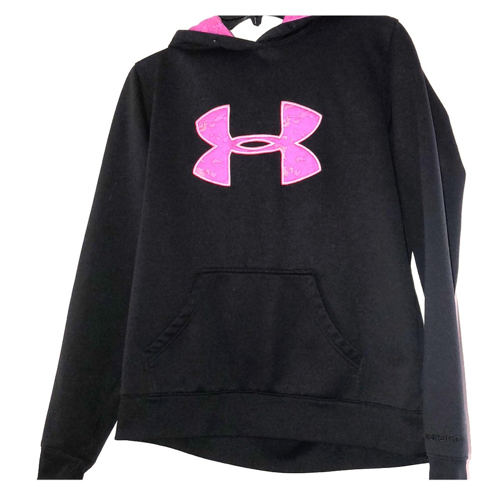 Black pink and purple hoodie